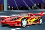 Voiture de course solide